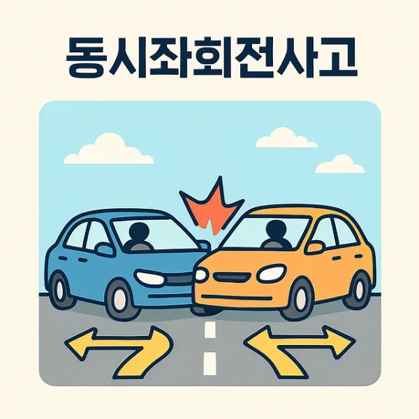 동시좌회전사고,전주 교통사고변호사